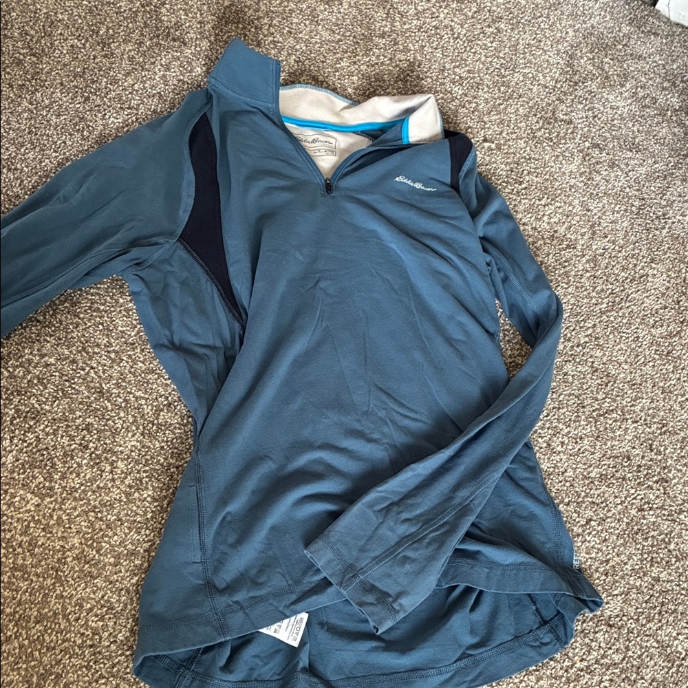 Eddie Bauer blue Quarter-Zip